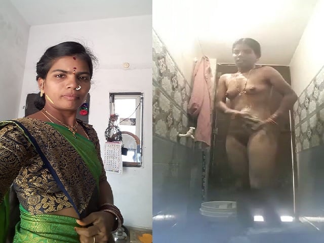 Mature village bhabhi nude bath and dressing